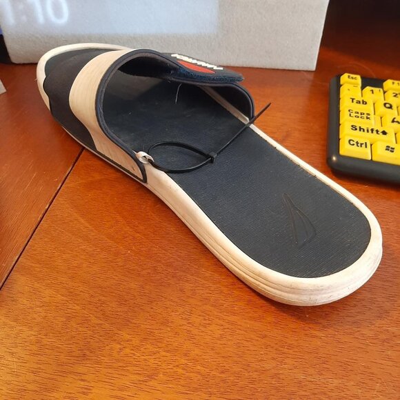 Nautica Benton Men Adjustable Slide Sandal Navy Blue Sz12 PreLoved Good Conditio main image 4